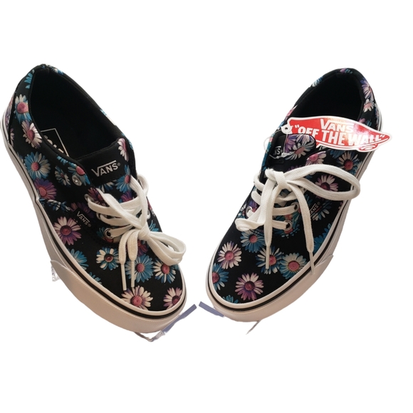 NIB W/Tags VANS Dark Floral Daisy Size 6 Women's Shoes - Picture 11 of 11